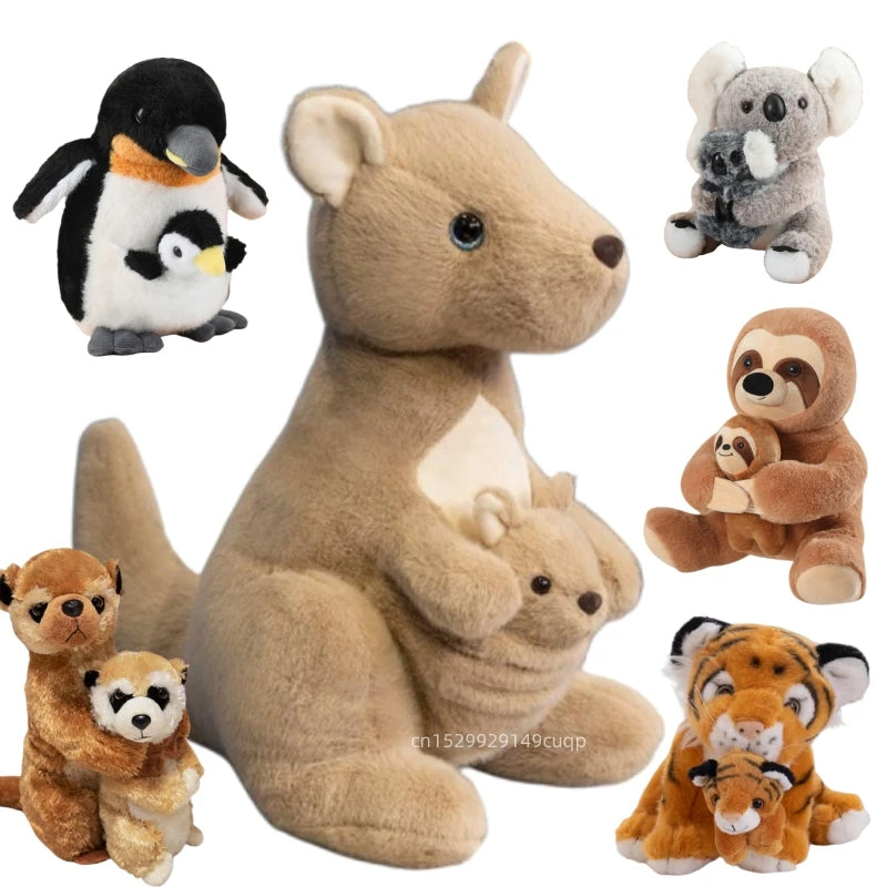 Plush Lovies Mother And Child Animal Collection