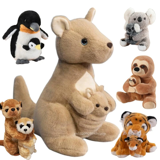 Plush Lovies Mother And Child Animal Collection